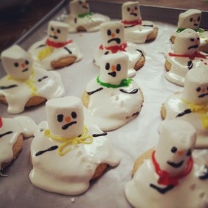 melted snowman cookies recipe and video 2